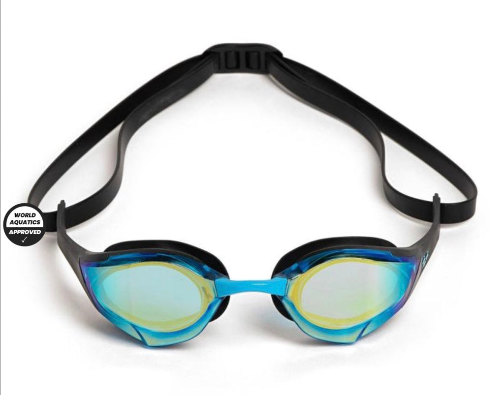 Arena - Cobra Edge Swipe Mirror Goggle - Aqua Black image 2