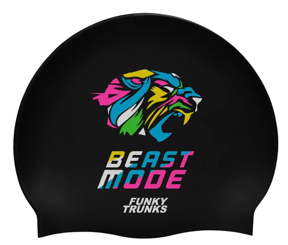 Funky Trunks - Beast Mode - Silicone Swimming Cap image 0