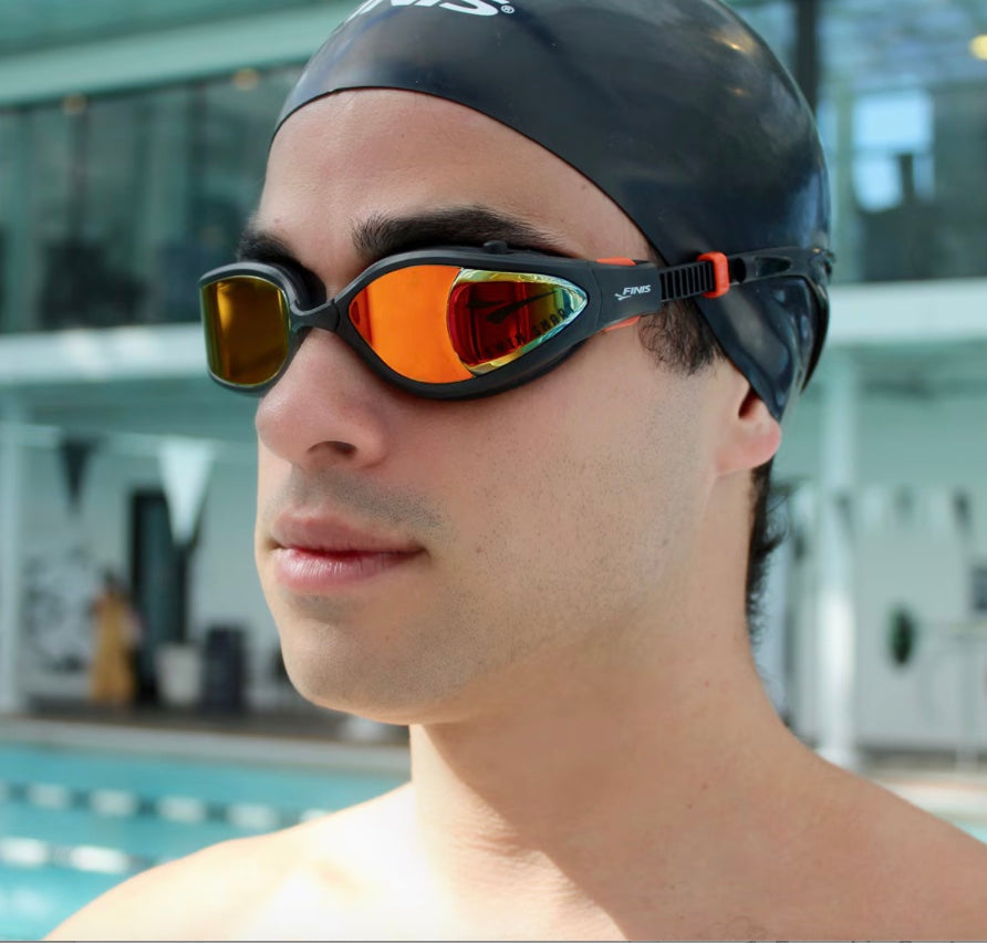 Finis - SMART GOGGLE MAX KIT - ORANGE MIRROR/BLACK image 8