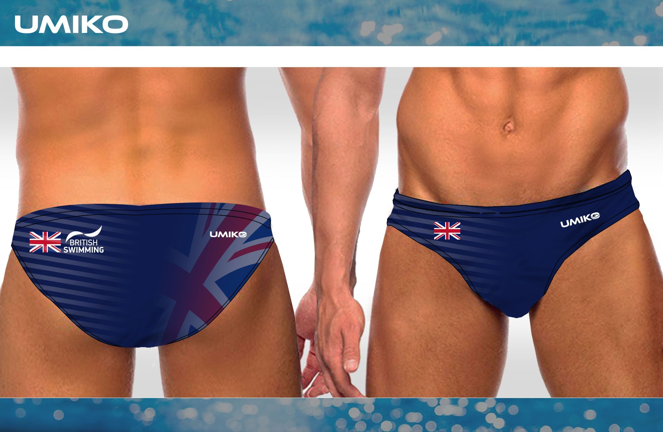 Great Britain Water Polo Trunk- Competition Kit image 0