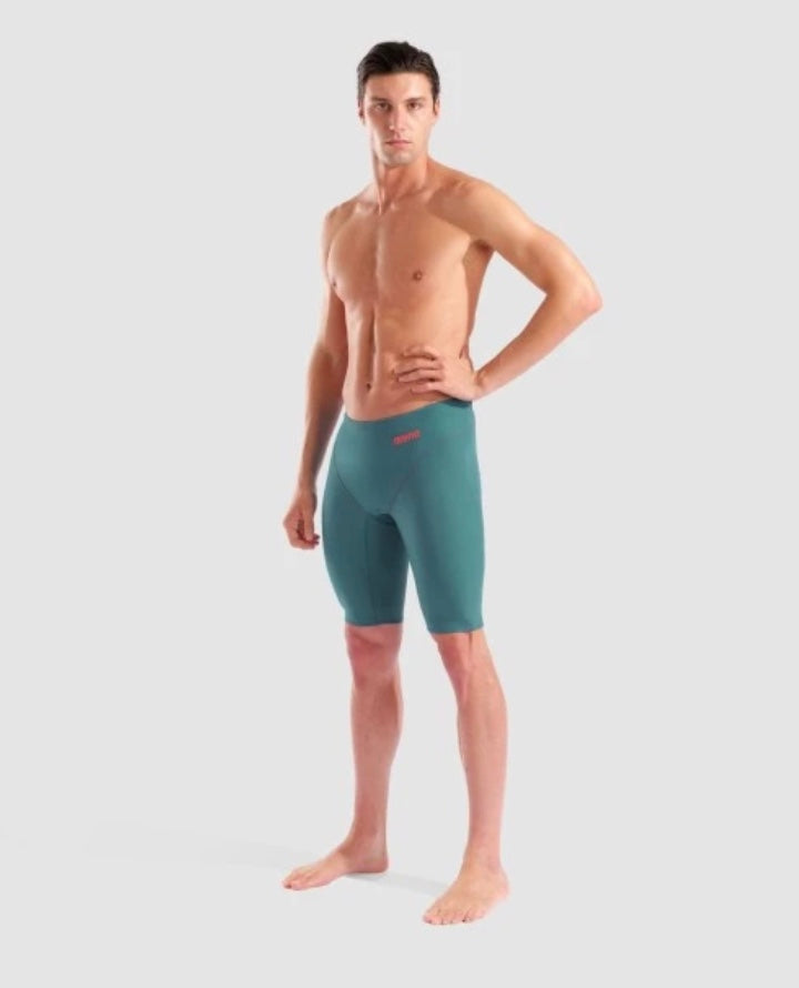 Arena Mens Powerskin Impulso Jammer - Jade Aura image 4