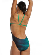 TYR CutoutFIt Durafast Elite Speedwarp Swimsuit - Green image 2