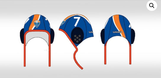 Manchester Met Uni Water polo – Set of 26 Waterpolo caps image 0