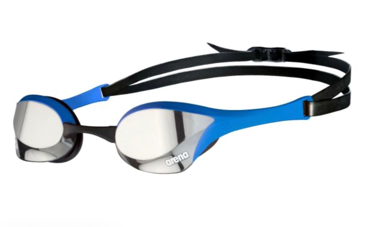 Arena Cobra Ultra Swipe Mirror - Silver / Blue image 0