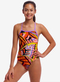 Funkita Girls Tie me Tight - Gold Tips image 0