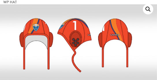 Manchester Met Uni Water polo – Set of 26 Waterpolo caps image 2