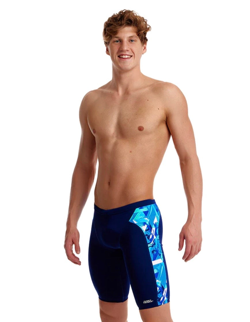 Funky Trunks - Bashed Blue - Mens Jammer image 0