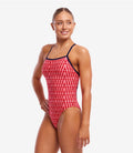 Funkita - Red Head - Ladies Tie Me Tight One Piece image 0