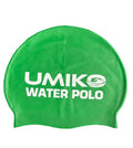 New Umiko Silicone Swim Cap - Water Polo - Green image 0