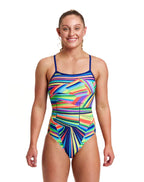 Funkita - Land Lines - Ladies Single Strap One Piece image 0