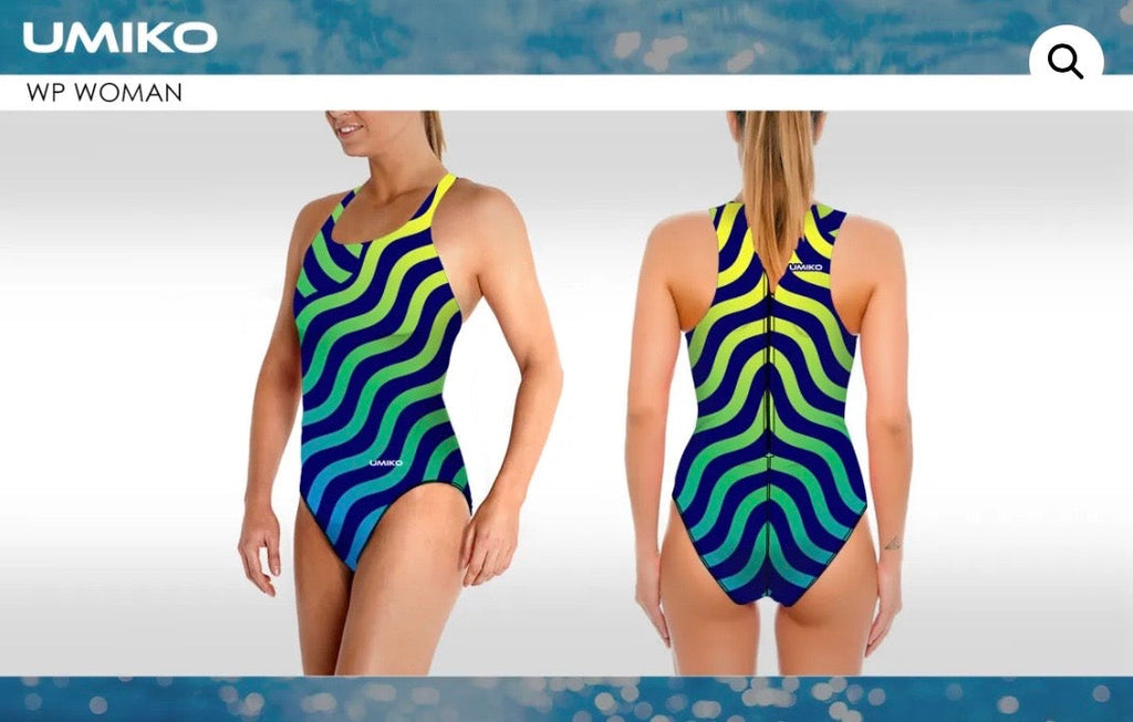 Ripple Blue/Green/Yellow Water polo costume- Umiko image 0
