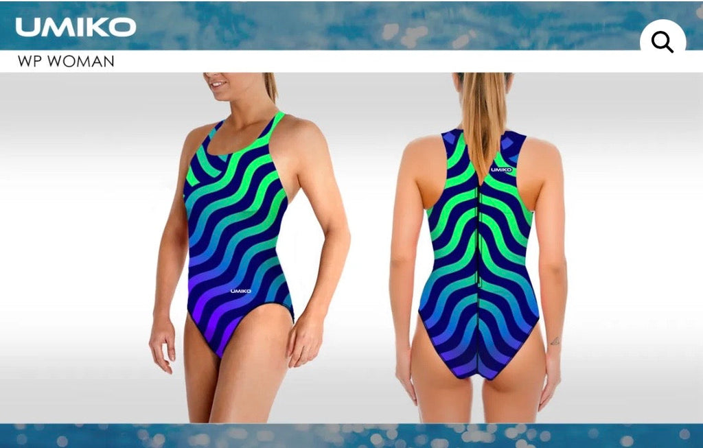 Ripple Blue / Green Water polo costume- Umiko image 0