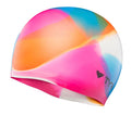 TYR SILICONE SWIM CAP - KALEIDOSCOPE image 0