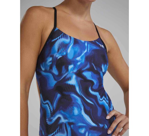 TYR Durafast One Cutoutfit Swimsuit - Waveform image 2