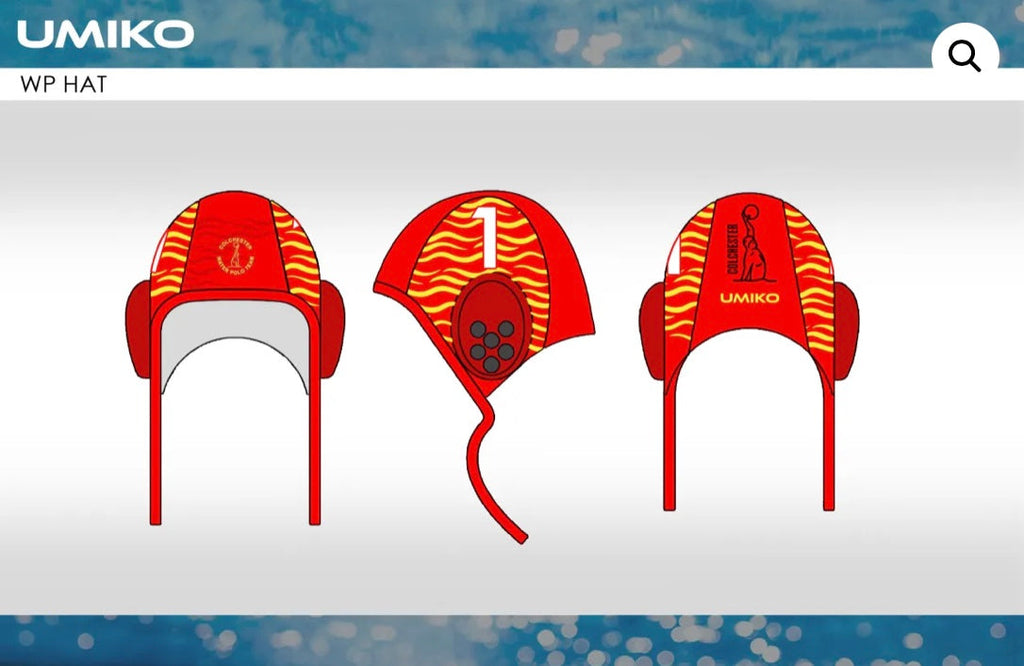 Colchester Water polo – Set of 26 Waterpolo caps image 2