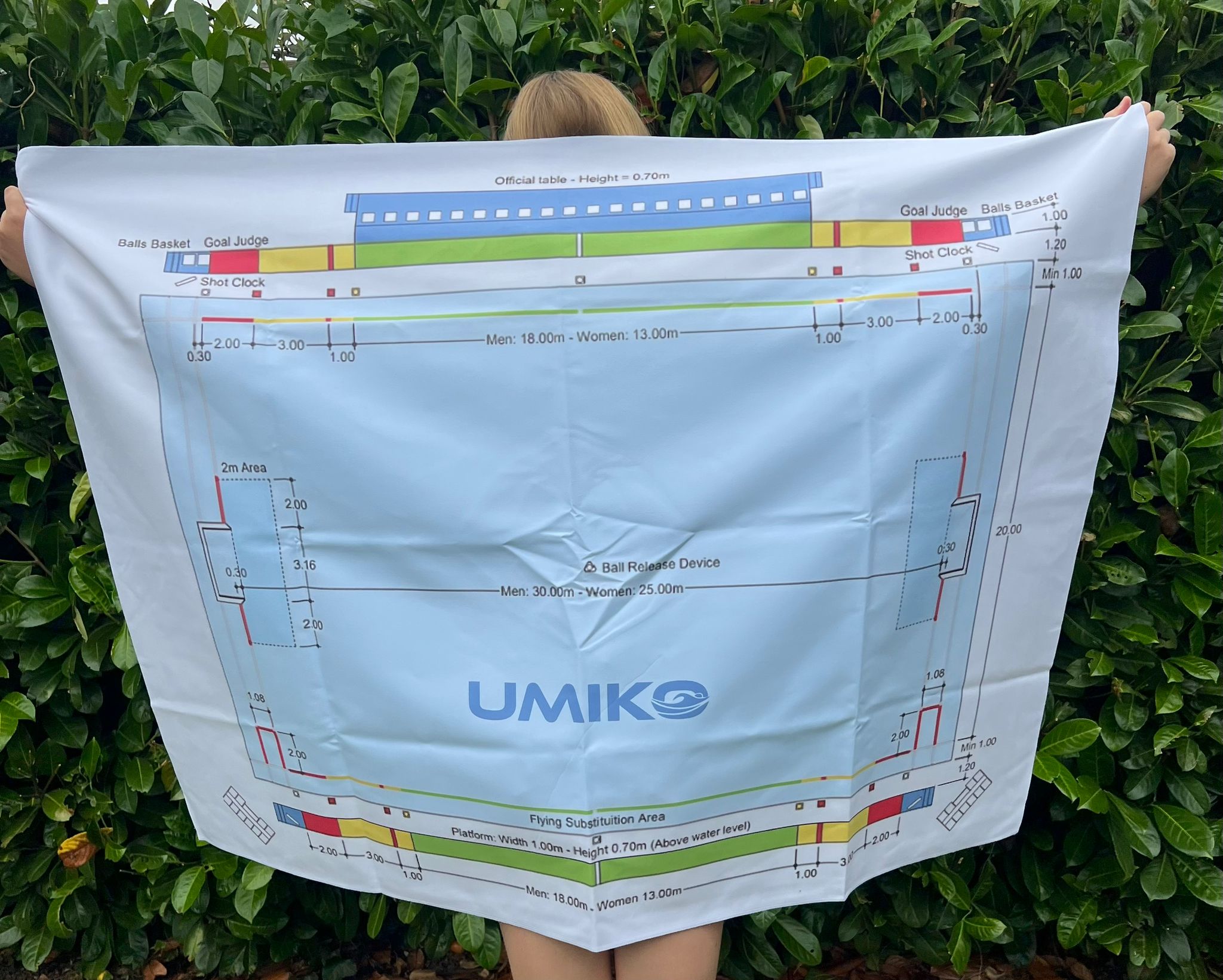 Microfibre towel – Water Polo Pitch image 0