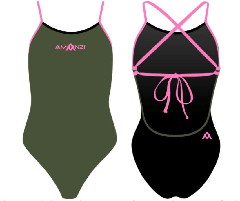 Amanzi - Core Tie Back One piece - Desert Blush image 0