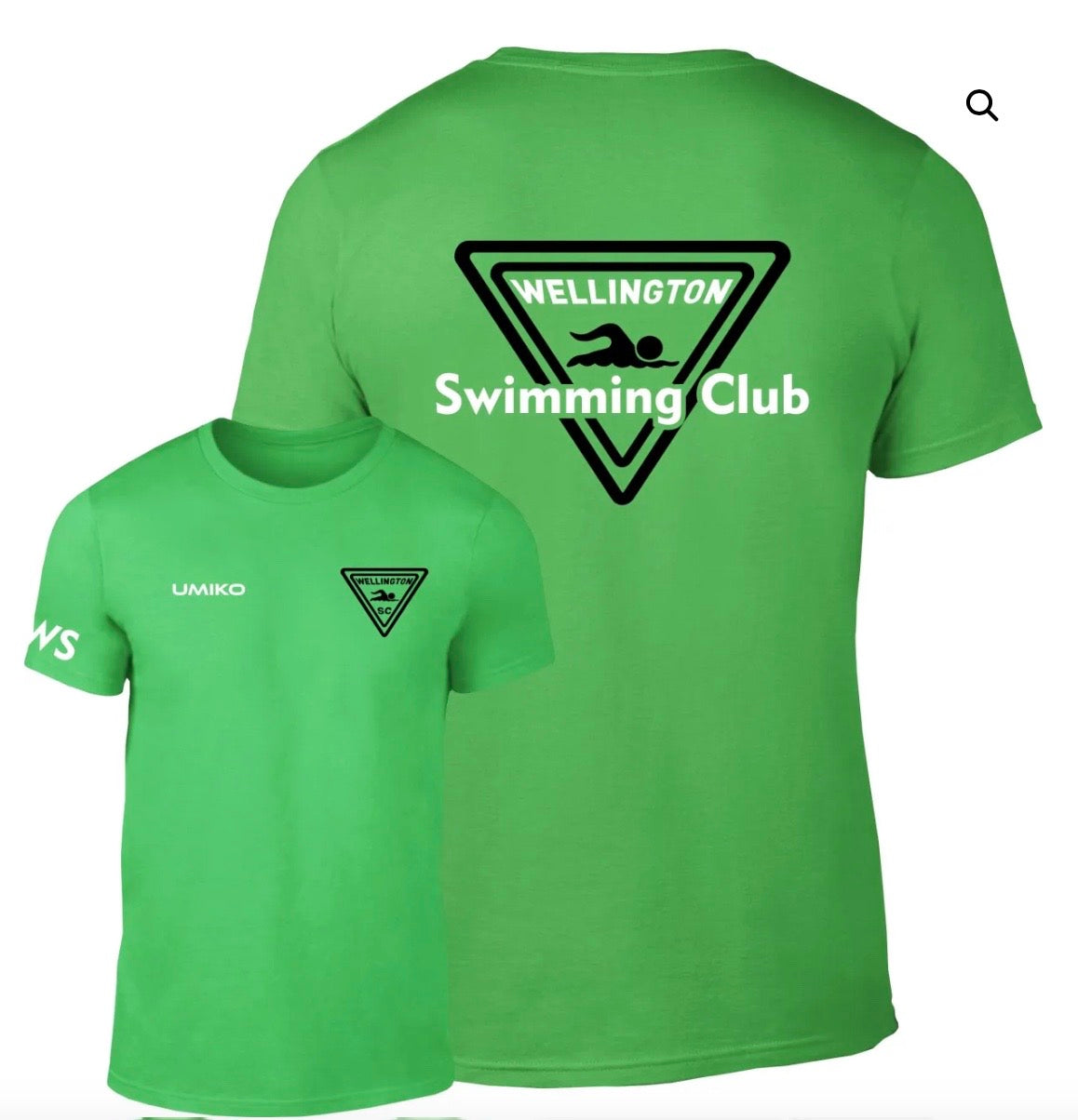 Wellington SC- Performance T’shirt -Green– Umiko image 0