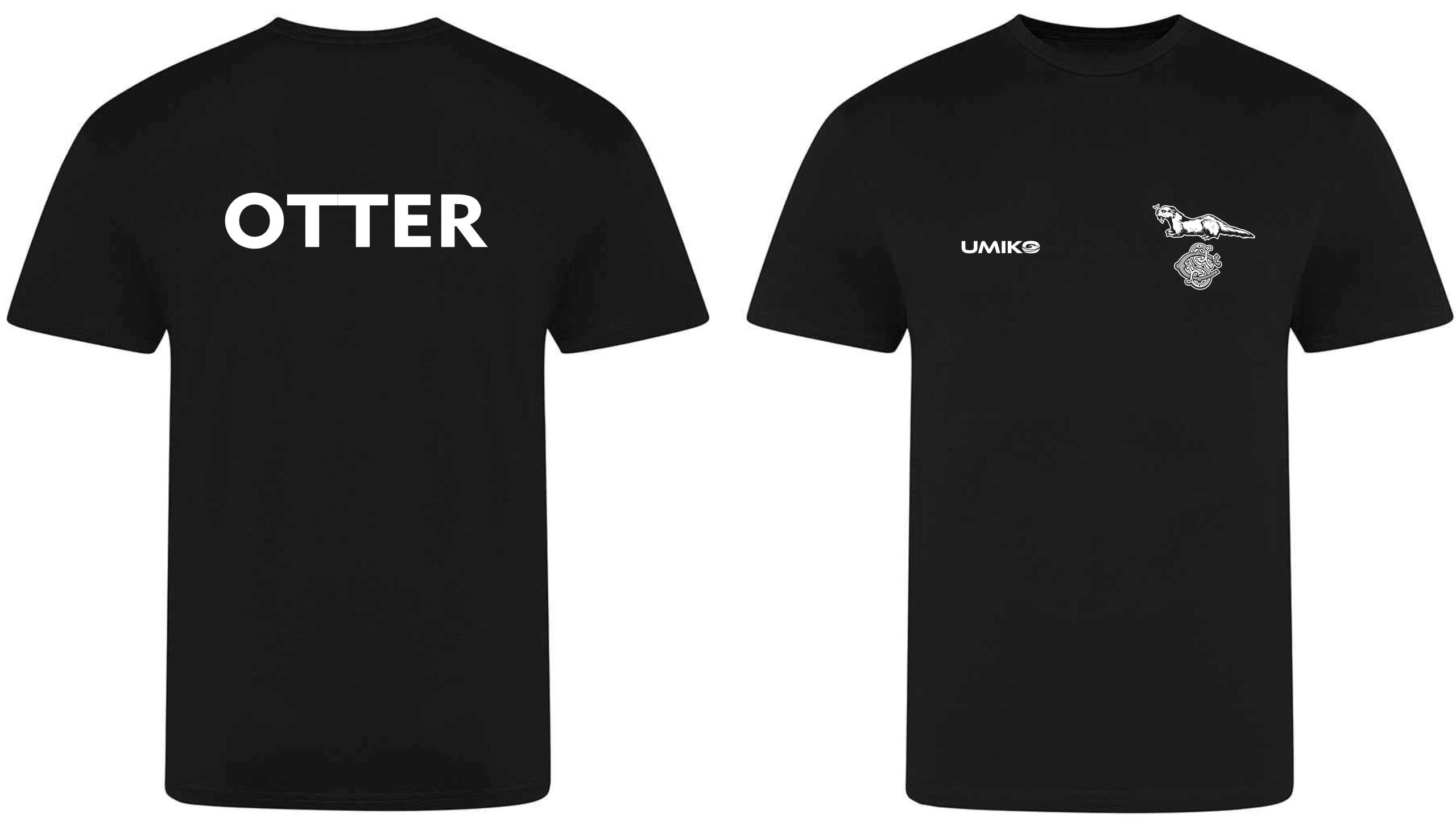 OTTER SWIMMING - Cotton T'shirt - Men's/Boy's/ Unisex image 0