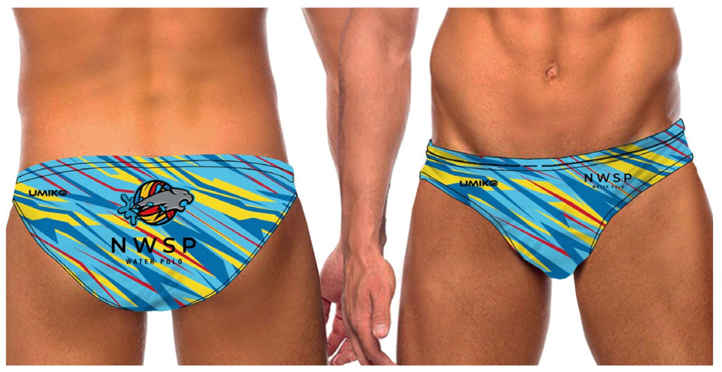 NWSP Water Polo - Boy's / Men's Water Polo Trunks - Design 2 image 0