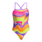 Funkita - Colour Contour - Ladies Eco Tie Me Tight One Piece image 2