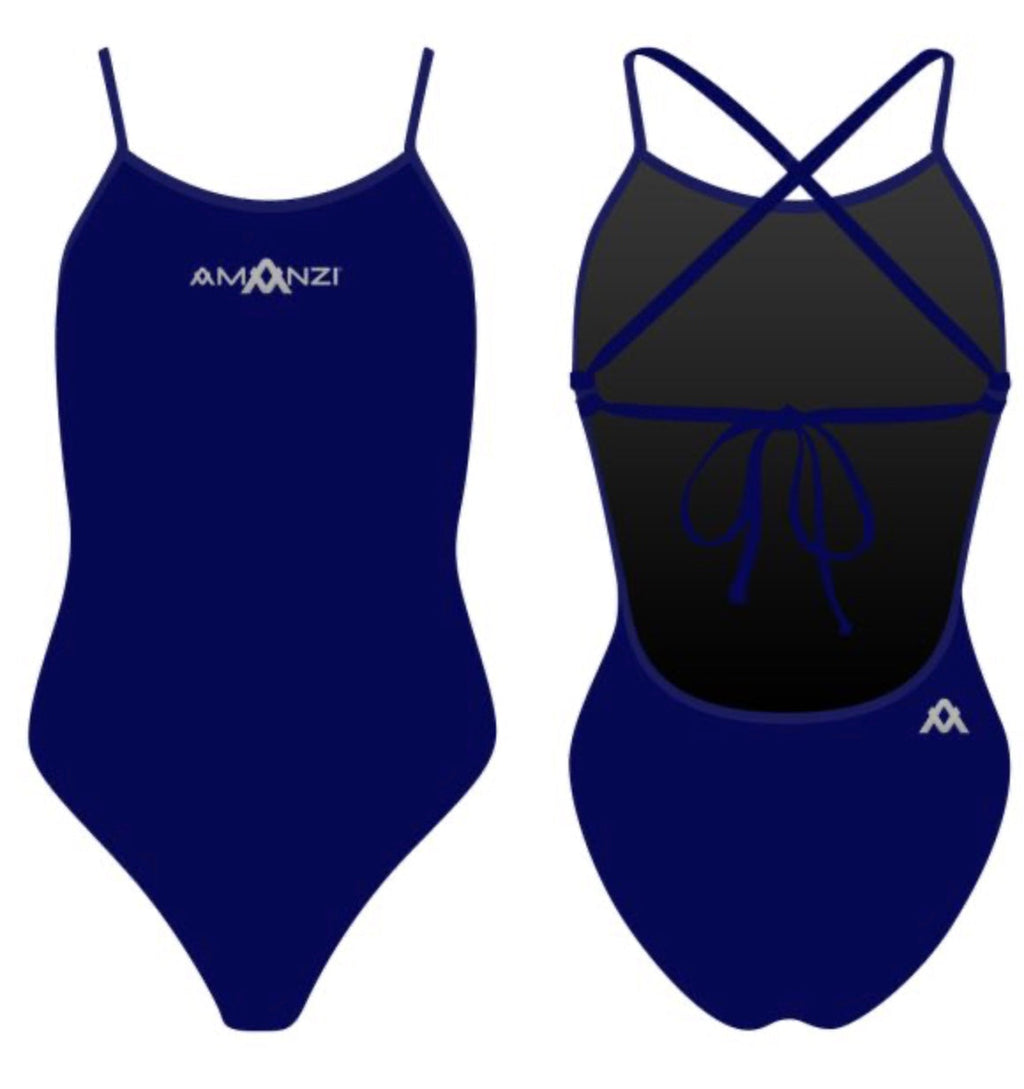 Amanzi - Core Tie Back One piece - Sapphire image 0
