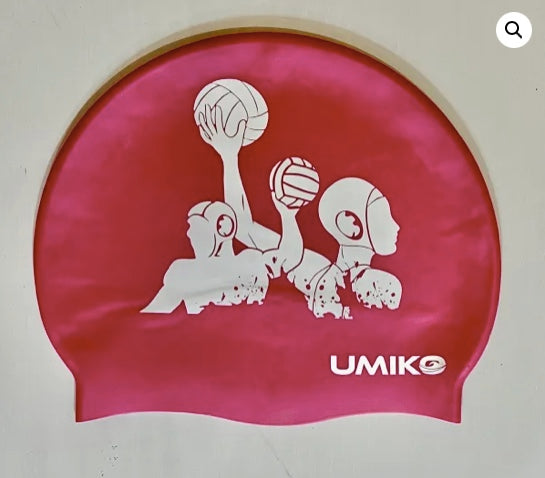 Umiko - Silicone swim cap - Pink Players image 0