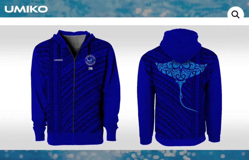 Ruthin Rays SC- Tech Zipped Hoodie. image 0