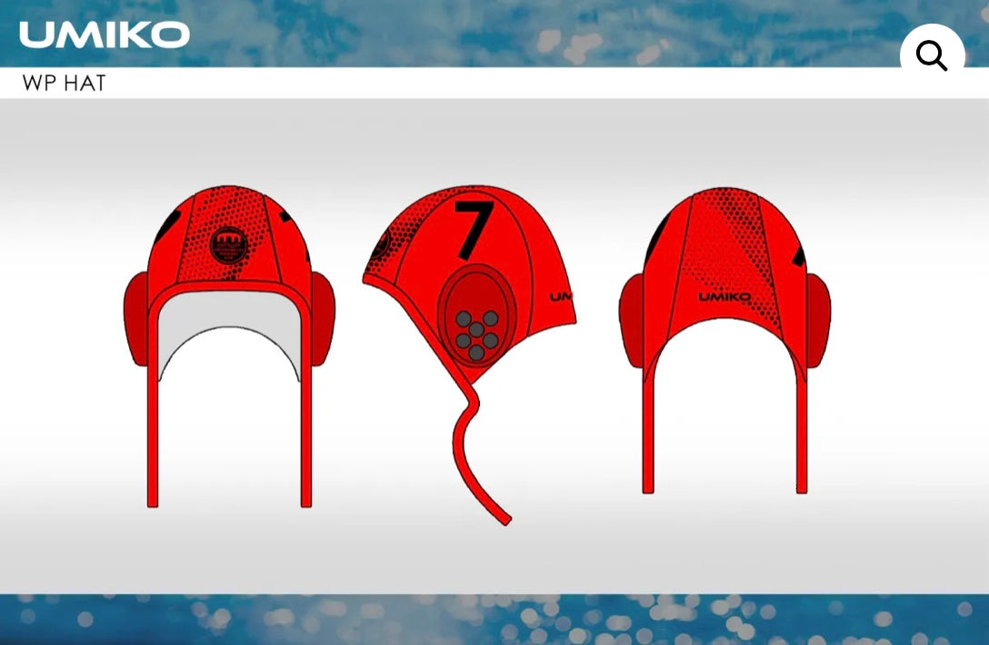Chelmsford Water polo – Set of 26 Waterpolo caps image 1