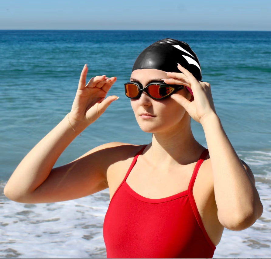 Finis - SMART GOGGLE MAX KIT - ORANGE MIRROR/BLACK image 9