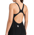 Arena Powerskin Impulso Openback Kneesuit - Black / Teal image 2