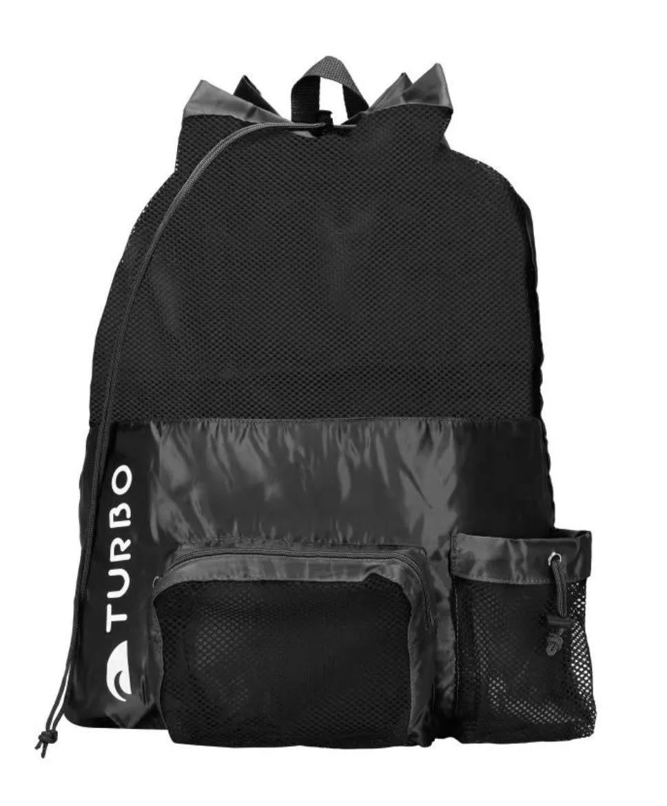 MESH BAG WITH POCKETS (60X50) 25-27 L - Turbo - Black image 0