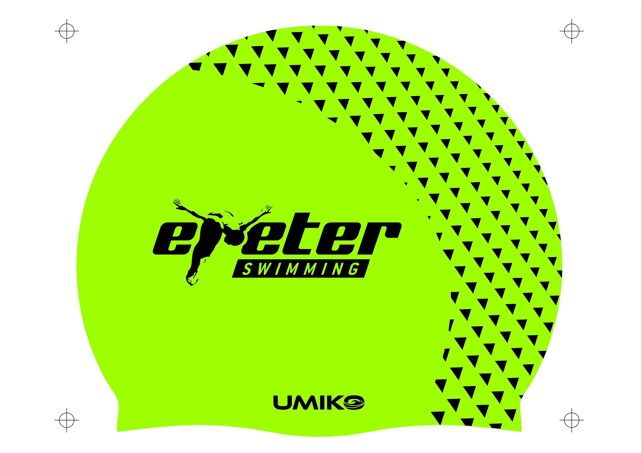 Exeter SC.- Silicone Swim Cap- Green image 1