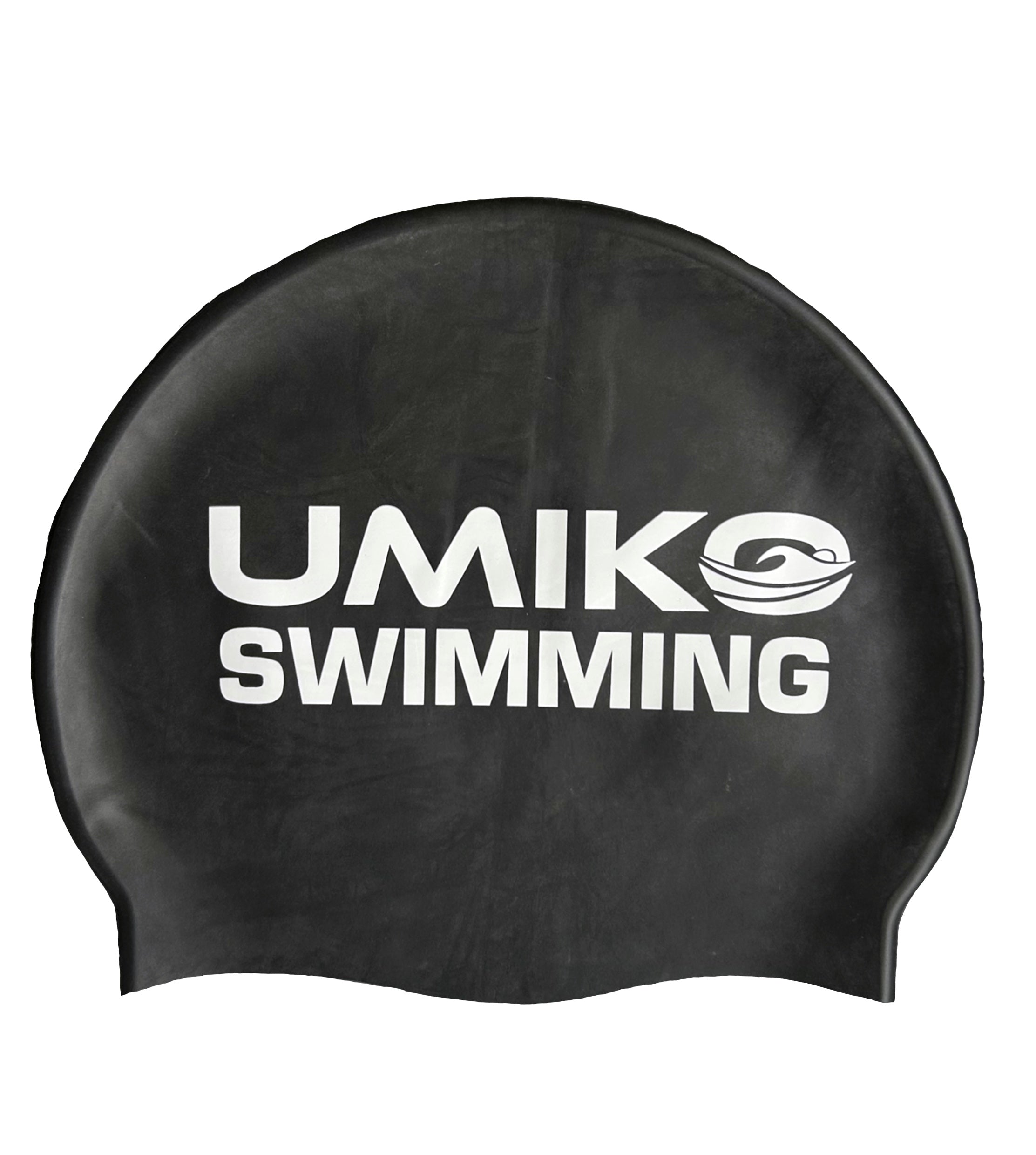 New Umiko Silicone Swim Cap - Swimming - Black image 0