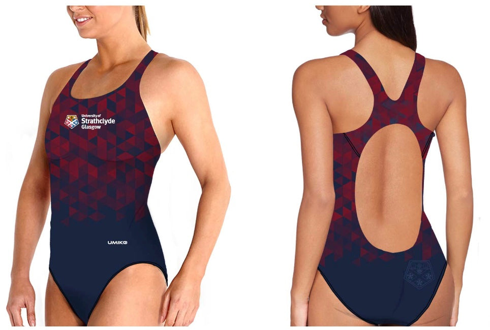 Strathclyde University Swimming costume (Wide strap) - Umiko image 0