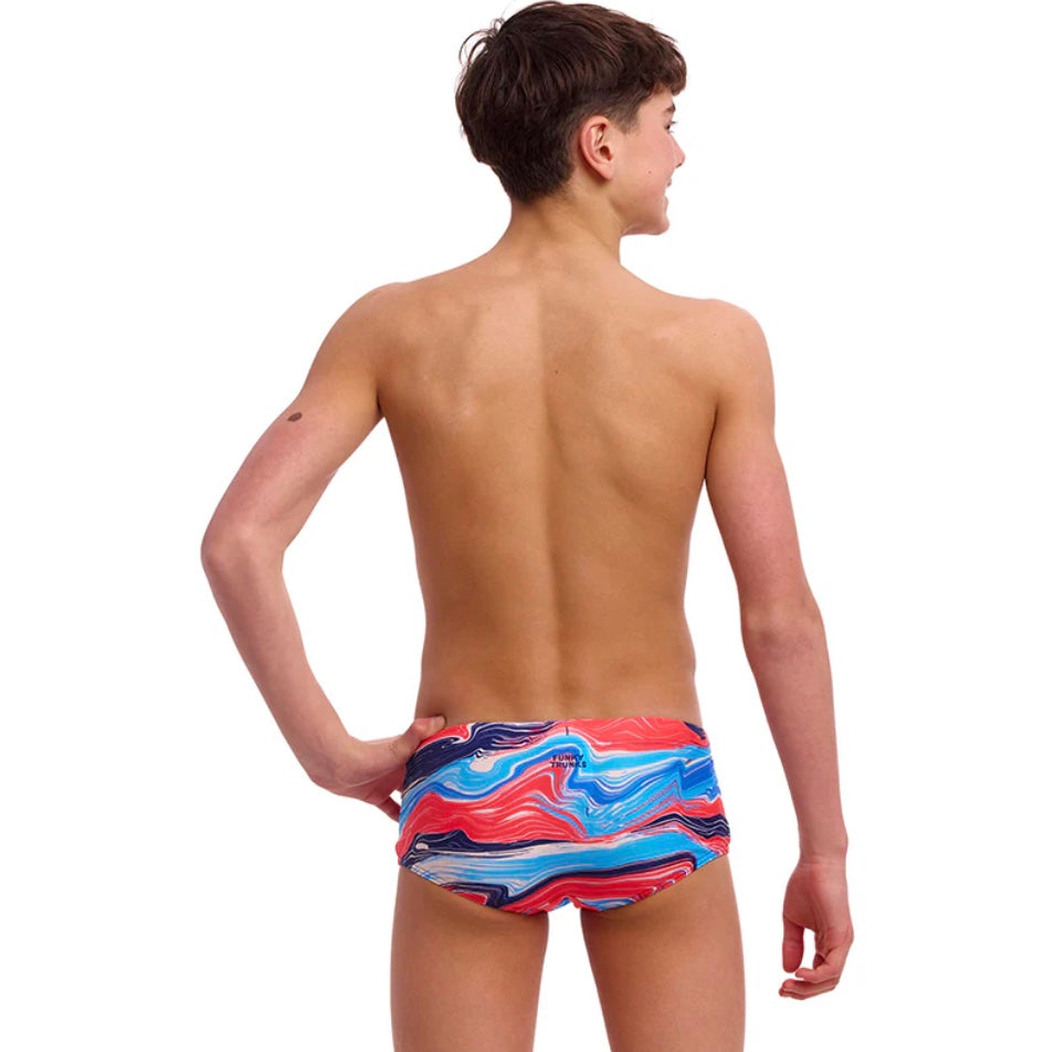 Funky Trunks - Wave Craze - Boys Eco Sidewinder Trunks image 3