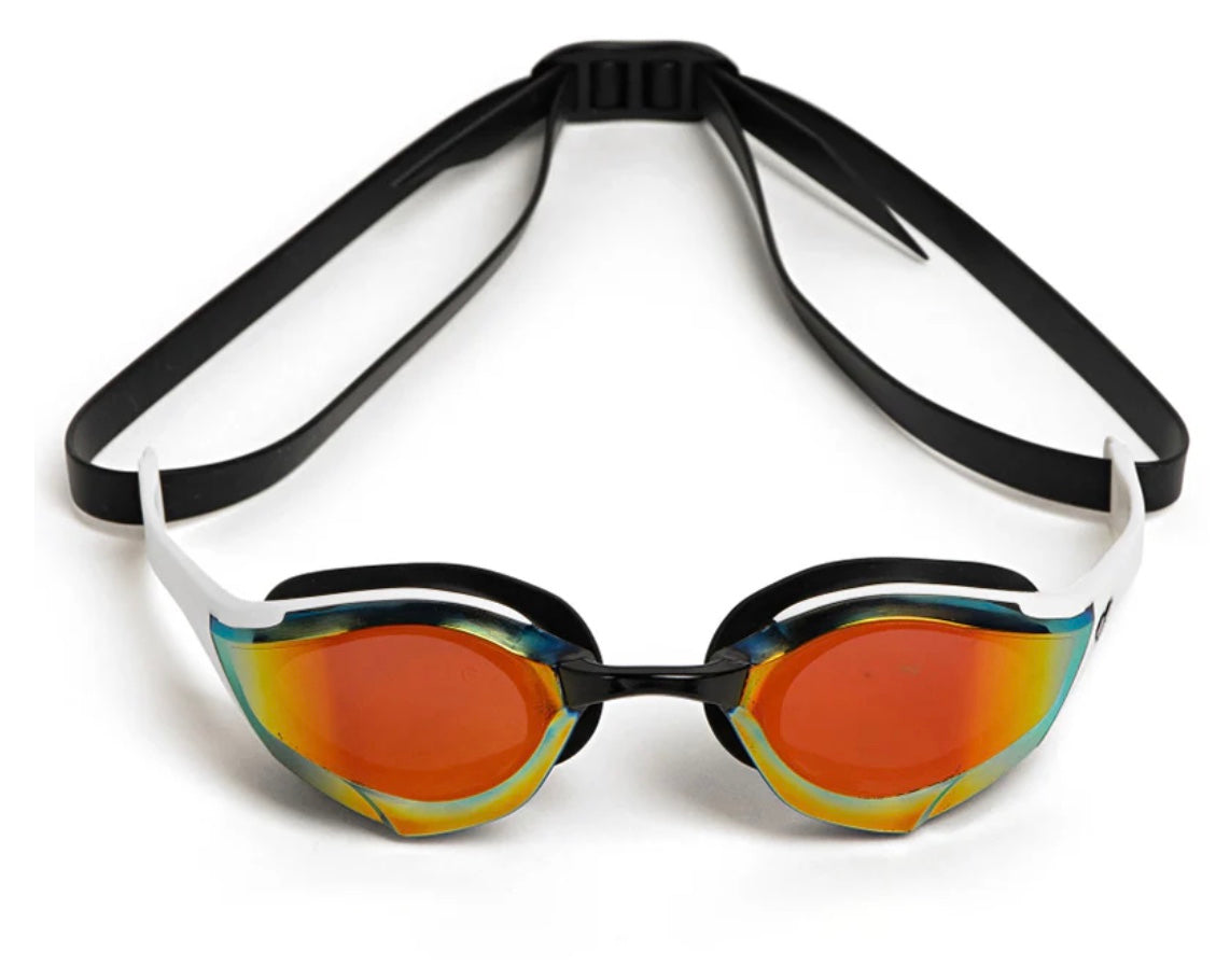 Arena - Cobra Edge Swipe Mirror Goggle - Gold/White/Black image 1