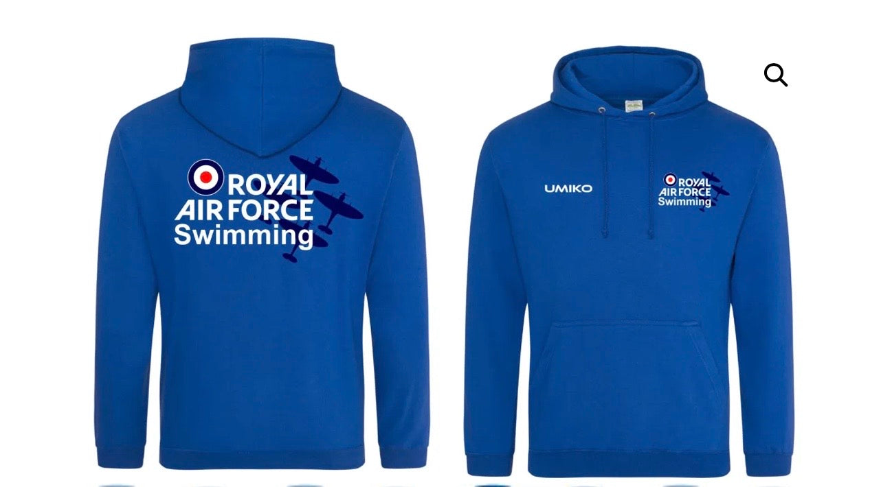 Royal Air Force Swimming Association Cotton Hoodie- Umiko image 1