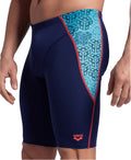 Arena Mens Camo Kikko Swimming Jammers - Navy / Multi image 0