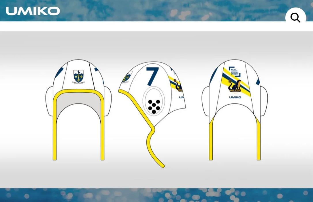 Hull University Water polo – Set of 26 Waterpolo caps image 1