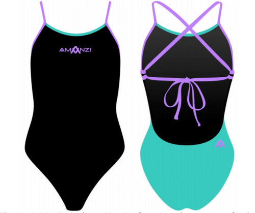 Amanzi - Core Tie Back One piece - Mystic Mint image 0