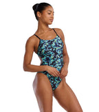 TYR DURAFAST ELITE® WOMEN'S CUTOUTFIT SWIMSUIT - Energia - Green image 0