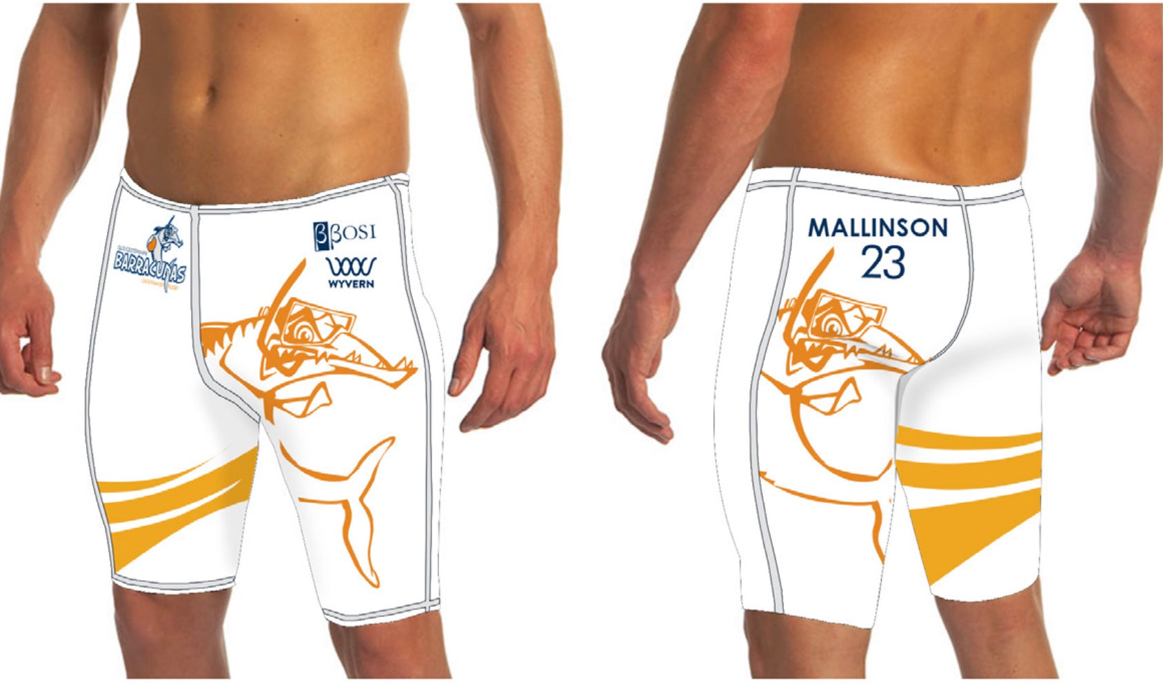 Gloucestershire Barracuda's Men’s / boys Jammers image 2