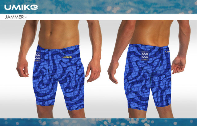 LOOE Sea Swimmers Men’s / boys Blue Jammers - Umiko image 0