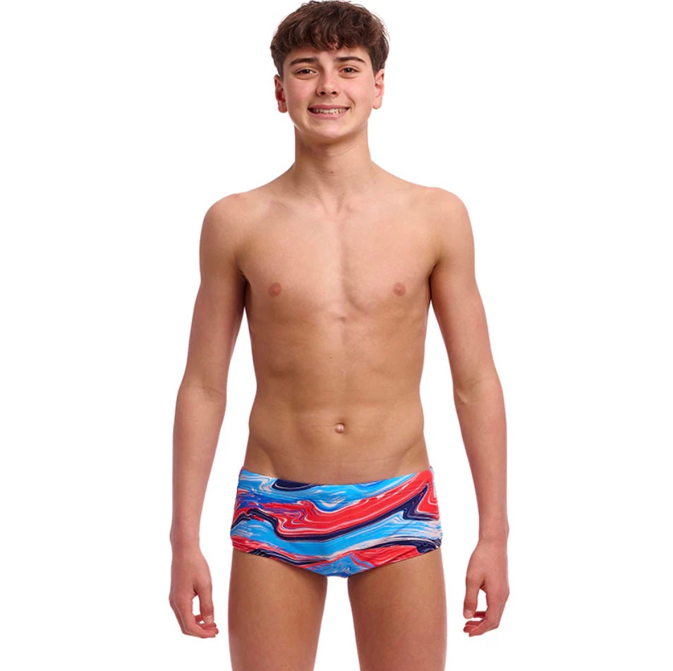 Funky Trunks - Wave Craze - Boys Eco Sidewinder Trunks image 0