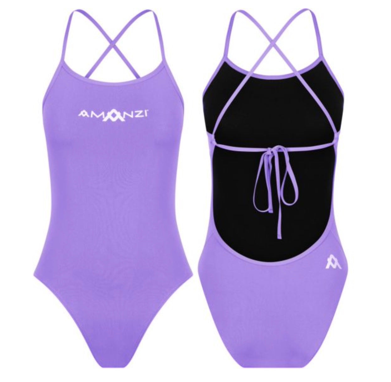 Amanzi - Core Tie Back One piece - Iris image 0