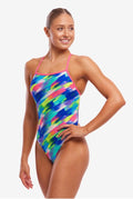 Funkita - Streaky Strokes - Ladies Tie Me Tight One Piece image 0
