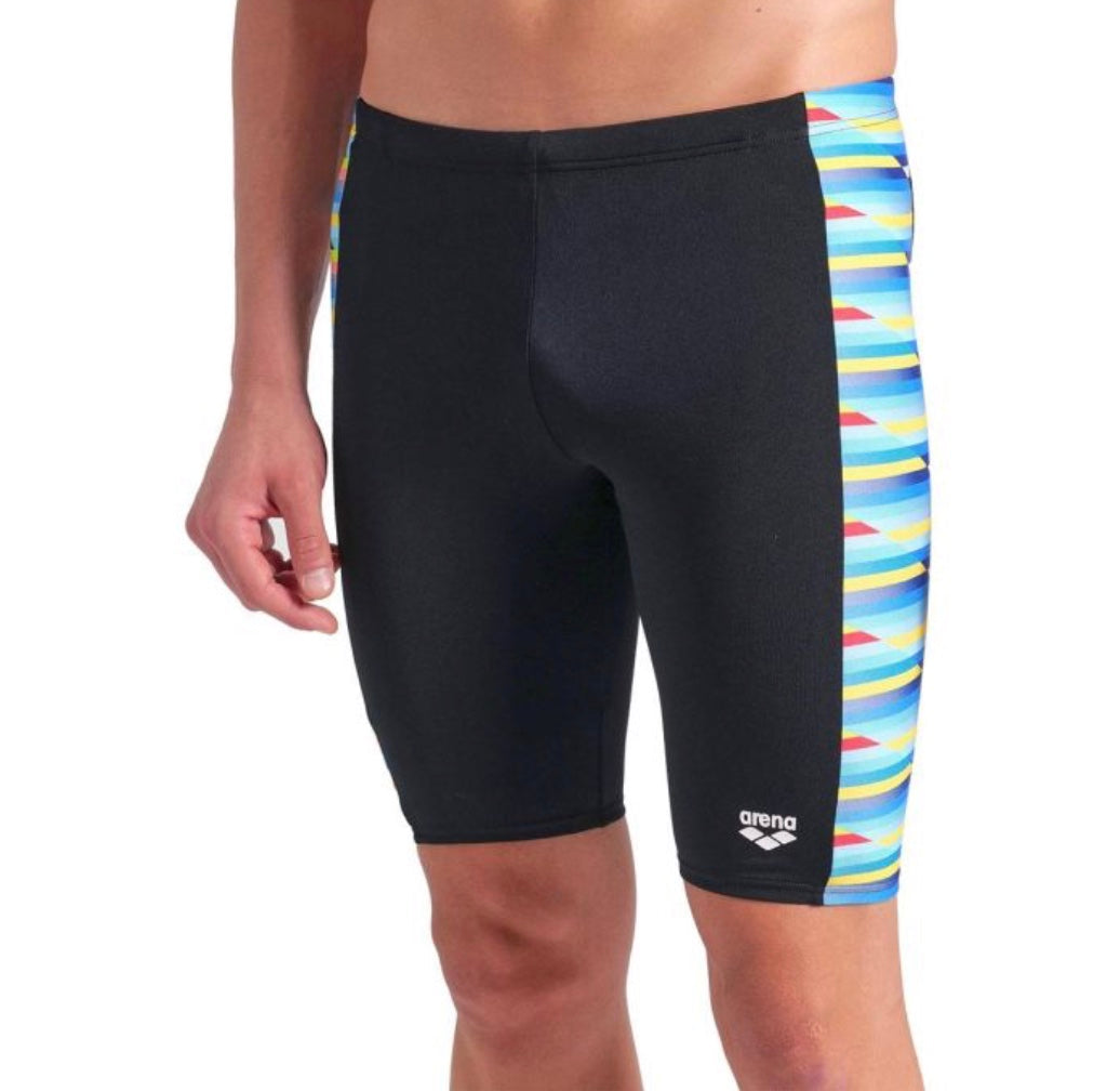 Arena - Racing Stripe Men's Jammer - Black / Multi image 4