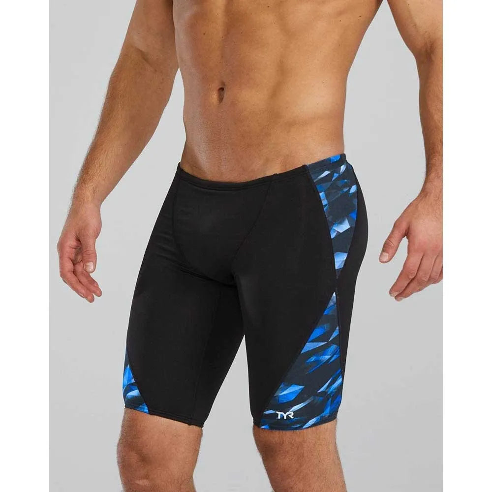 TYR Mens Triadic Blade Splice Jammer - Blue image 0