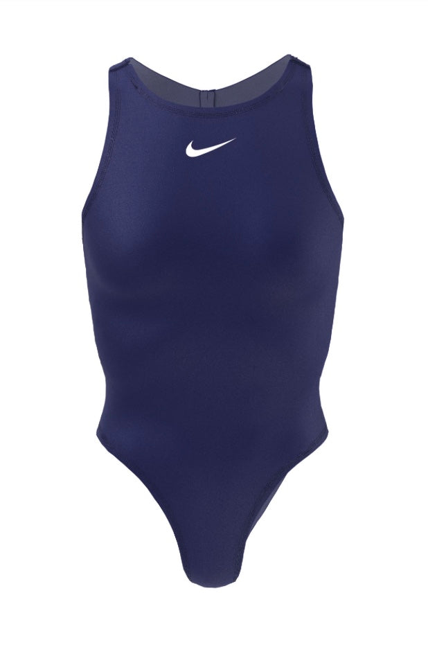 Nike Hydrastrong Solid Water Polo One Piece- Navy image 3